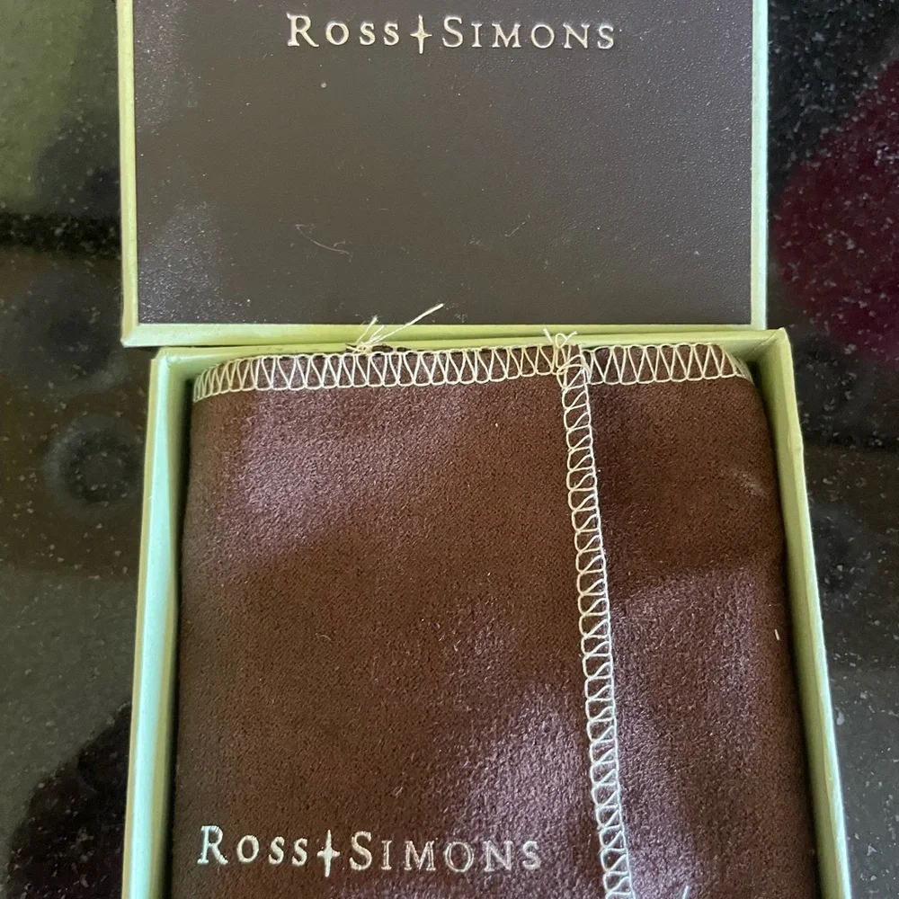 🌸New🌸Original Packaging! Ross-Simons Silver & Gold Intricate Flower Earrings🌸 - Picture 6 of 6